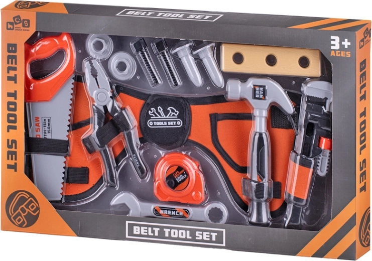 Set infantil de herramientas con cinturón de 83 cm – 6 piezas