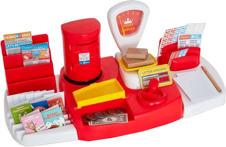 Mostrador postal realista para juego de roles