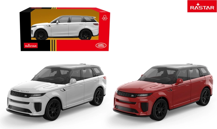 Coche metálico Range Rover Sport SV RASTAR 1:43 rojo - 1 unidad