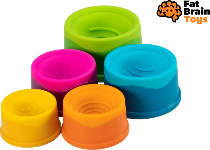 Gorros apilables Dimpl Stack de Fat Brain