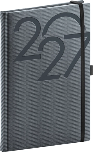 Agenda semanal Notique Ajax 2027 negra 15 × 21 cm