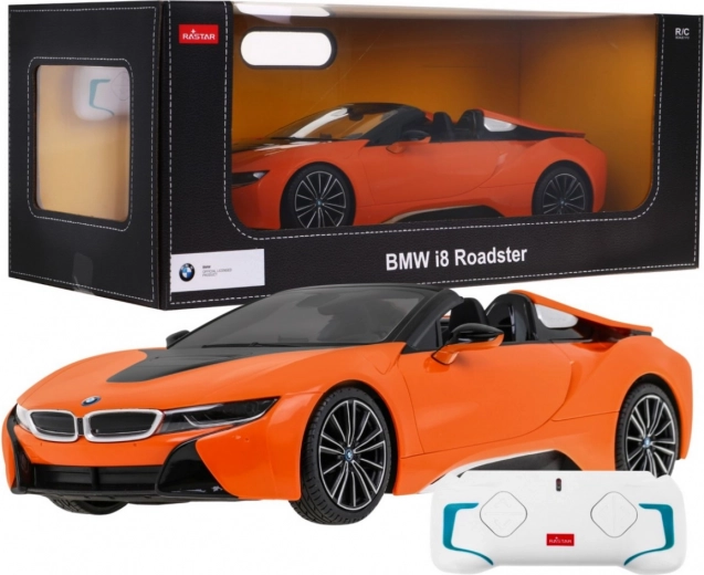 Rastar BMW i8 Roadster modelo a control remoto 1:12 – Naranja