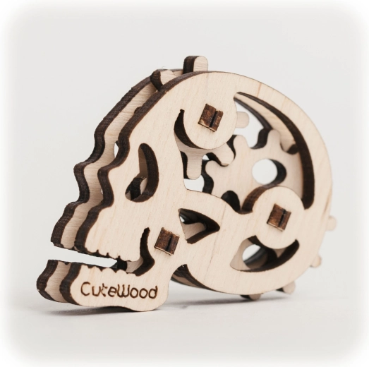 Cutewood puzzle 3D de madera calavera