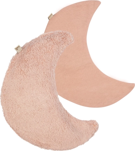 Cojín térmico relajante Timboo con forma de luna Moon Misty Rose