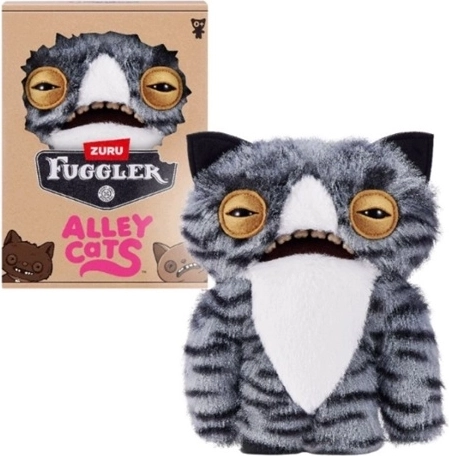 ZURU Fuggler Alley Cats gato de peluche Wide Eyed Cat 23 cm
