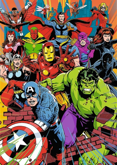 Puzzle Trefl Premium Plus Marvel: Héroes de Marvel 1000 piezas