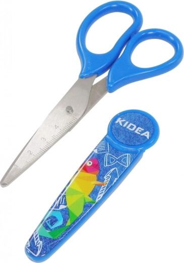 Tijeras infantiles Kidea con estuche 13 cm
