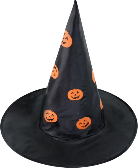 Sombrero infantil de bruja con calabazas para Halloween