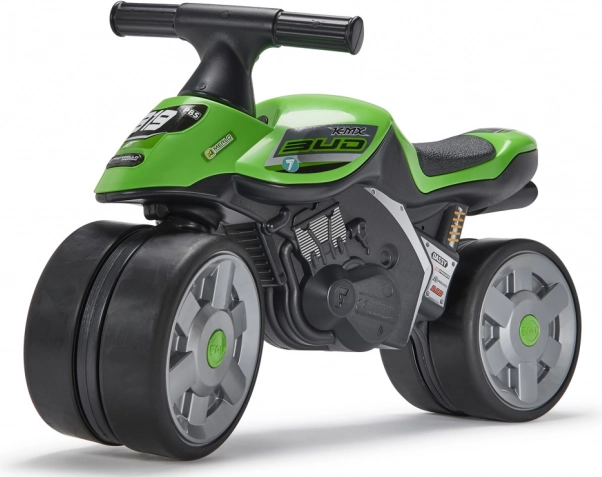 Correpasillos Falk Baby Moto Team Bud Racing verde