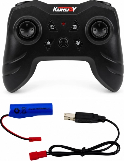 Control remoto 2,4 GHz y dirección completa