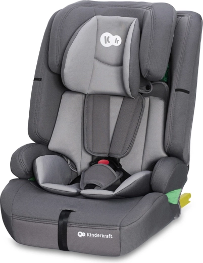 Silla de coche Kinderkraft Safety Fix 2 i-Size, gris (76–150 cm)