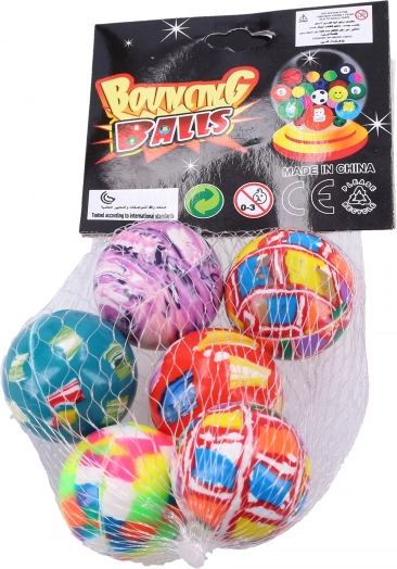 Set de pelotas saltarinas de 3 cm – 6 uds