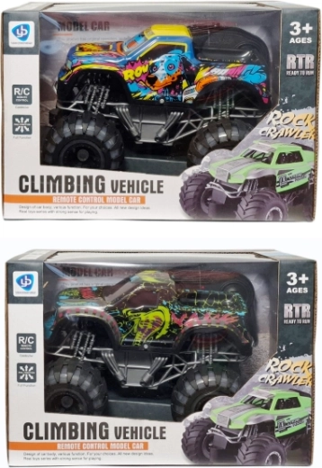 Coche RC todoterreno con ruedas grandes