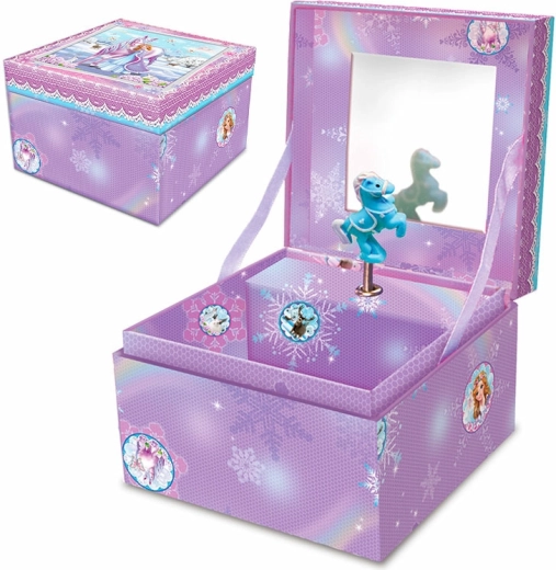 Joyero con música de caballo para niñas