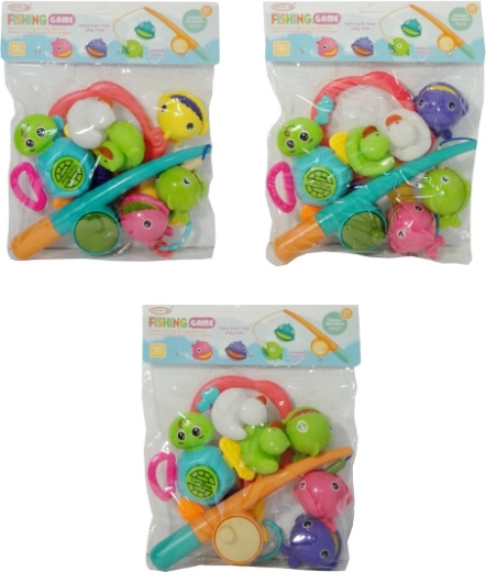 Juguete de baño – caña de pescar con pececitos y accesorios