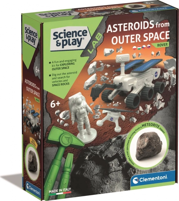 Clementoni Laboratorio con Kit de Exploración NASA - asteroide
