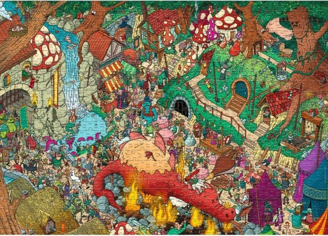 Heye Puzzle Tierra de fantasía 1000 piezas