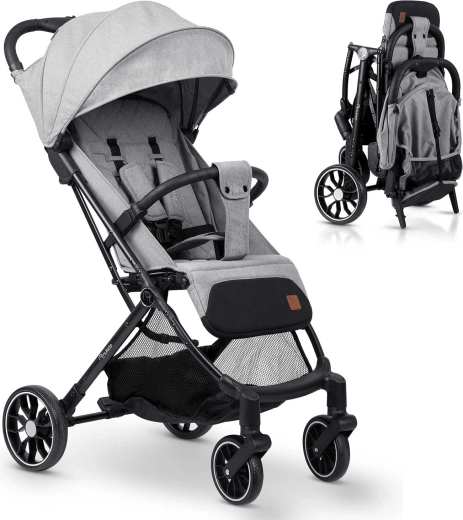 Cochecito deportivo Nukido Paseo – Gris claro