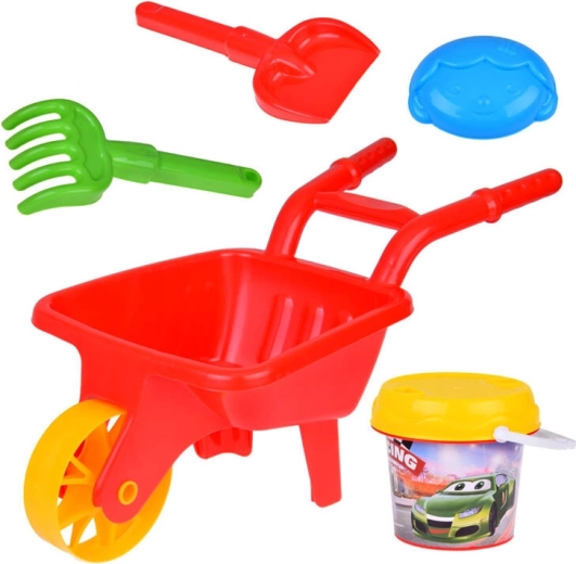 Set de jardín infantil con carretilla y accesorios – Racing
