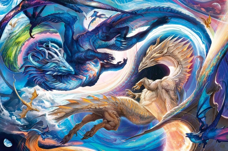 Puzzle Ravensburger Dragones: día y noche 5000 piezas
