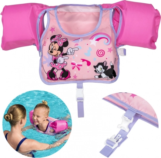 Chaleco de natación infantil con mangas Minnie Mouse 3-6 años