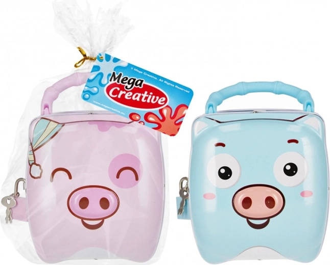 Hucha con forma de cerdito - 1 unidad