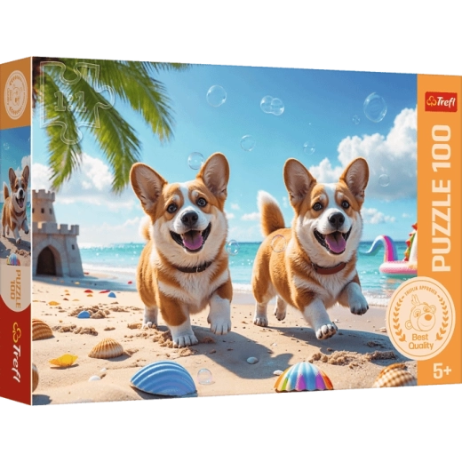 Puzzle Trefl Corgi – perrito 100 piezas