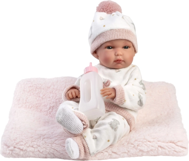 Muñeca posable que también puede sentarse