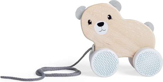 Osito de madera de arrastre BIGJIGS TOYS