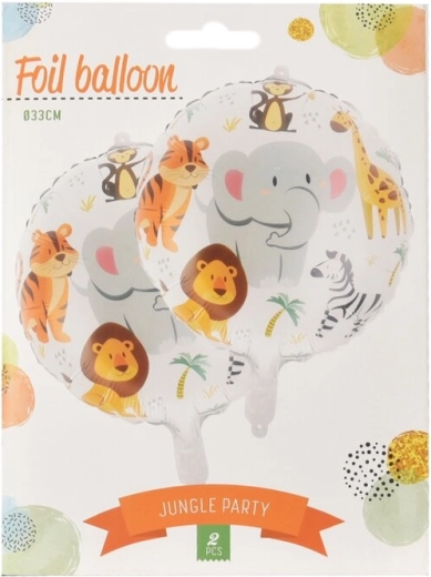 Globos de foil Jungle, set de 2 uds