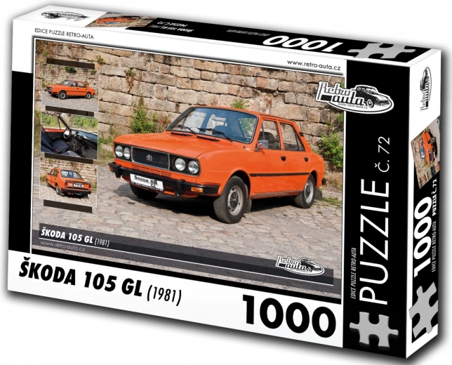 Puzle Škoda 105 GL 1981 - 1000 piezas