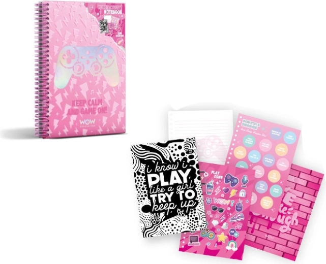 Cuaderno perfumado A5 WOW Generation Valentina con pegatinas