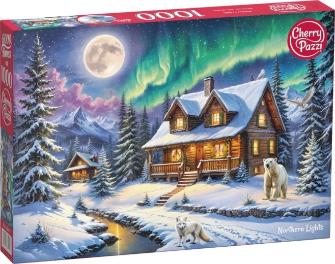 Puzzle Cherry Pazzi Aurora boreal, 1000 piezas