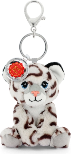 Keeleco colgante para bolso leopardo de las nieves 12 cm