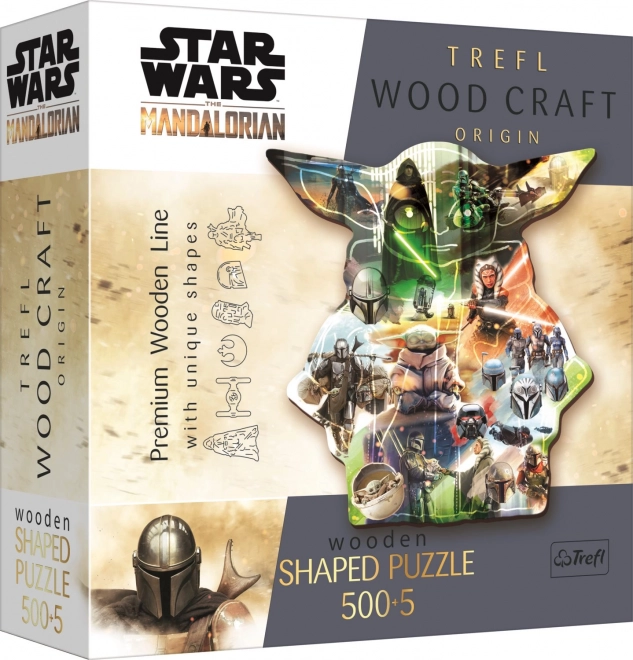 Puzle de madera TREFL The Mandalorian: Grogu misterioso