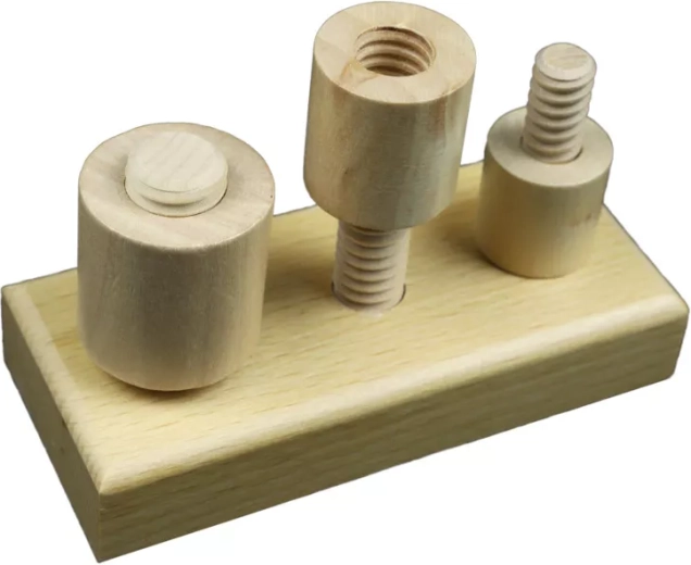 Material Montessori para una concentración tranquila