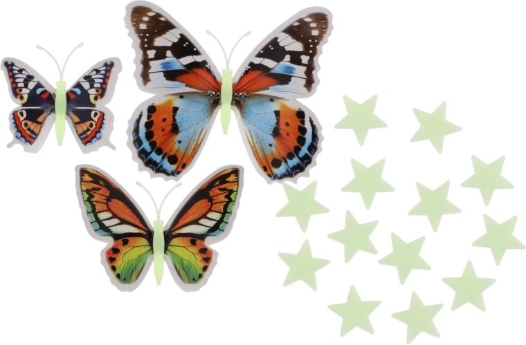 Efecto 3D de las alas de mariposa