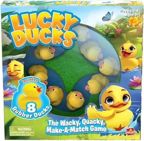 Lucky Ducks – juego interactivo con patitos para niños a partir de 3 años de Goliath Games