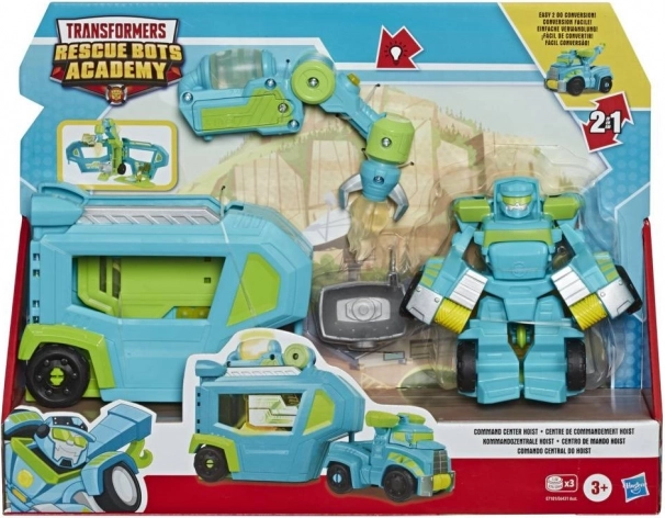 Centro de mando Hoist de Transformers Rescue Bots Academy