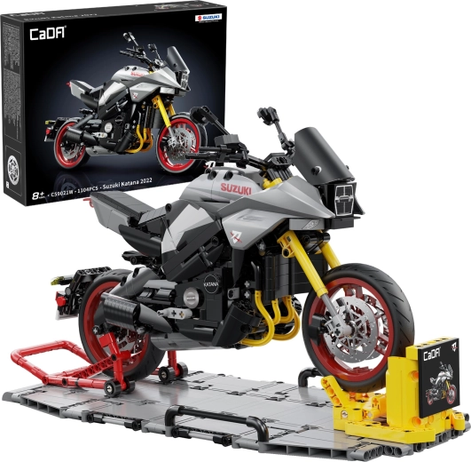Kit de construcción CaDA motocicleta SUZUKI Katana 1:6, 1104 piezas