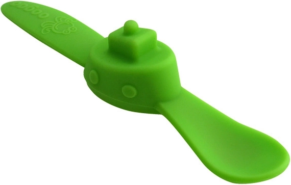 Cucharita infantil barco Oogaa verde