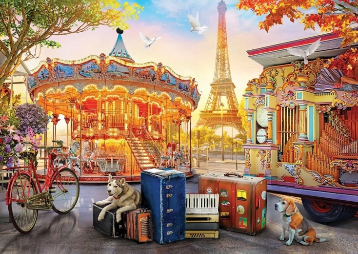 Puzzle Lunapark en París 2000 piezas