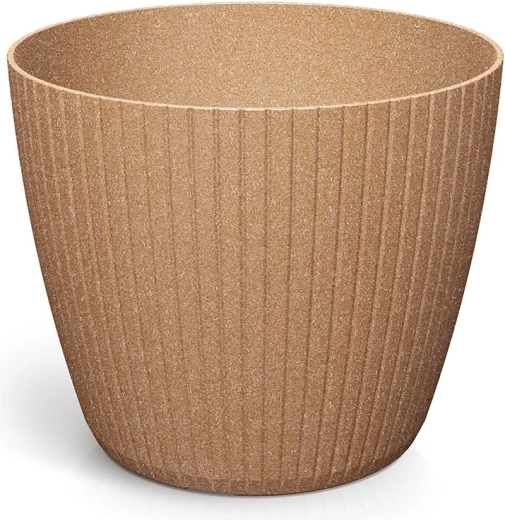 Maceta Lamia Eco Wood 19,8 cm naturo eco