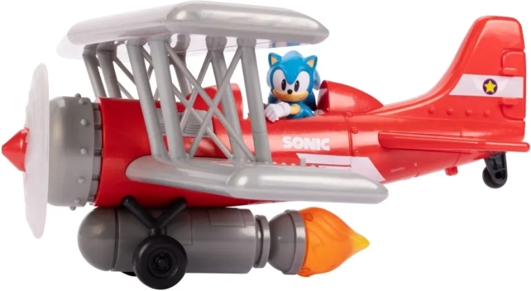 Icónico Tornado Biplane con Sonic