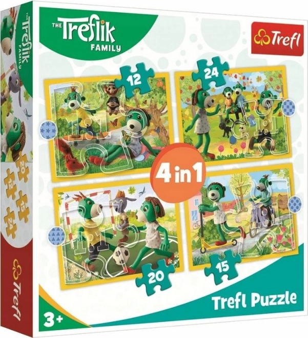 Puzzle Treflíci: Diversión 4 en 1