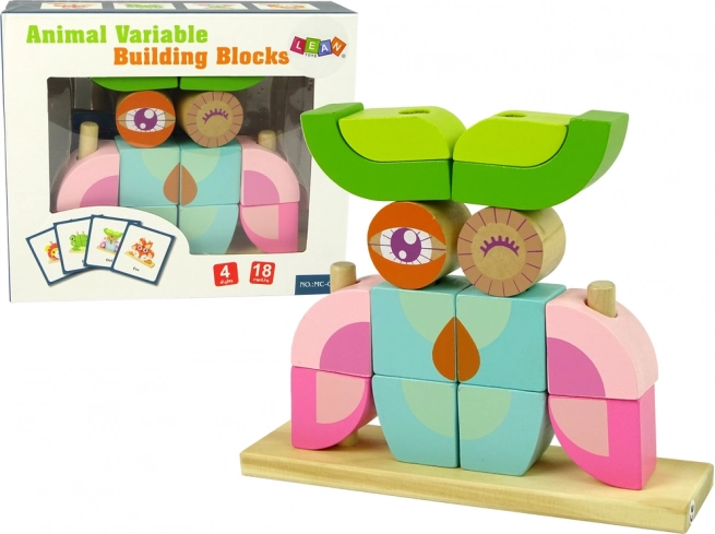 Creativo rompecabezas 3D de madera: búho