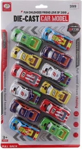 Set de coches todoterreno metálicos de 7 cm, 12 uds.