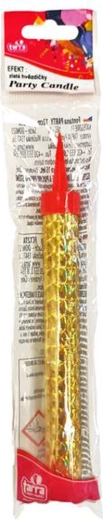 Fuente de fiesta 12 cm – chispas doradas