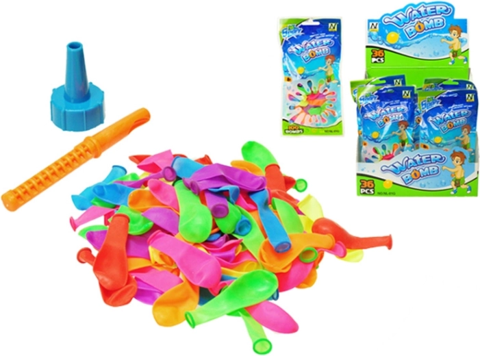 Bombas de agua – set de 100 globos con adaptador de llenado