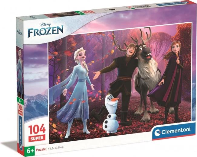 Puzle de 104 piezas DISNEY FROZEN de Clementoni